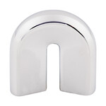 Top Knobs U Finger Pull Polished Chrome - 3/4 in