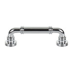 Top Knobs Cranford Pull Polished Chrome - 3 3/4 in