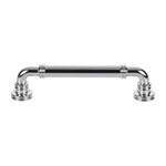 Top Knobs Cranford Pull Polished Chrome - 5 1/16 in