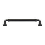 Top Knobs Cranford Pull Flat Black - 7 9/16 in