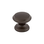 Top Knobs Flat Top Knob Oil Rubbed Bronze - 1 3/8 in