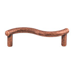 Top Knobs Spiral Pull Antique Copper - 3 in