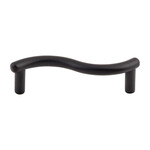 Top Knobs Spiral Pull Flat Black - 3 in