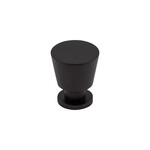 Top Knobs Rocks Knob Flat Black - 7/8 in
