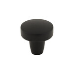 Top Knobs Florham Knob Flat Black - 1 1/4 in