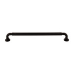 Top Knobs Lily Appliance Pull Flat Black - 12 in