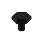 Top Knobs Lydia Knob Flat Black - 1 1/4 in
