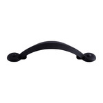 Top Knobs Angle Pull Flat Black - 3 in