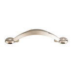 Top Knobs Angle Pull Polished Nickel - 3 in