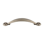 Top Knobs Angle Pull Pewter Antique - 3 3/4 in