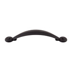 Top Knobs Angle Pull Flat Black - 3 3/4 in