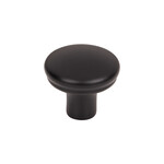 Top Knobs Julian Knob Flat Black - 1 1/4 in