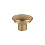 Top Knobs Julian Oval Knob Honey Bronze - 1 3/8 in
