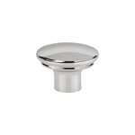 Top Knobs Julian Oval Knob Polished Chrome - 1 3/8 in