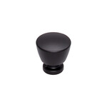 Top Knobs Allendale Knob Flat Black - 1 1/4 in