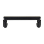 Top Knobs Florham Pull Flat Black - 3 3/4 in