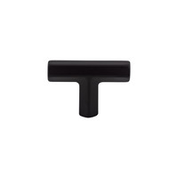 Lydia T-Knob Flat Black - 1 3/4 in