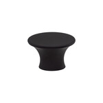 Top Knobs Edgewater Knob Flat Black - 1 5/16 in