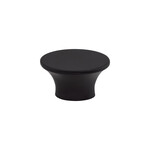 Top Knobs Edgewater Knob Flat Black - 1 1/2 in