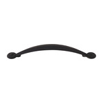 Top Knobs Angle Pull Flat Black - 5 1/16 in