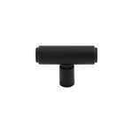 Top Knobs Clarence T-Knob Flat Black - 2 in