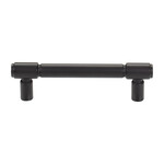 Top Knobs Clarence Pull Flat Black - 3 3/4 in