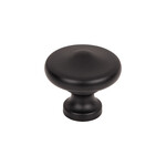 Top Knobs Peak Knob Flat Black - 1 5/16 in