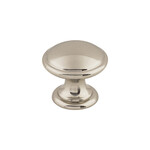 Top Knobs Rounded Knob Polished Nickel - 1 1/4 in