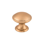 Top Knobs Rounded Knob Brushed Bronze - 1 1/4 in