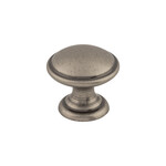 Top Knobs Rounded Knob Pewter Antique - 1 1/4 in