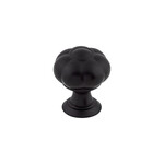 Top Knobs Allington Knob Flat Black - 1 1/4 in