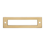 Top Knobs Hollin Backplate Honey Bronze - 3 3/4 in