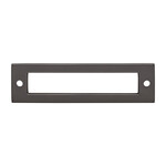 Top Knobs Hollin Backplate Ash Gray - 3 3/4 in