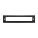 Top Knobs Hollin Backplate Flat Black - 5 1/16 in