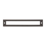 Top Knobs Hollin Backplate Ash Gray - 6 5/16 in