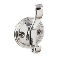 Reeded Hook Polished Chrome - 3 1/8 in