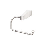 Top Knobs Aqua Bath Tissue Hook Brushed Satin Nickel - 4 in