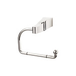 Top Knobs Aqua Bath Tissue Hook Polished Nickel - 4 in