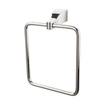 Top Knobs Aqua Bath Towel Ring Polished Nickel - 7 1/4 in