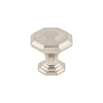Top Knobs Chalet Knob Brushed Satin Nickel - 1 1/8 in