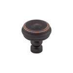 Top Knobs Brixton Button Knob Umbrio - 1 1/4 in