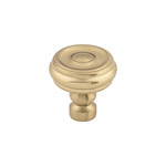 Top Knobs Brixton Button Knob Honey Bronze - 1 1/4 in