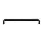Top Knobs Telfair Appliance Pull Flat Black - 12 in
