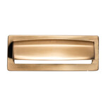 Top Knobs Hollin Cup Pull Honey Bronze - 3 3/4 in
