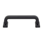 Top Knobs Harrison Pull Flat Black - 3 3/4 in