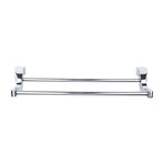 Top Knobs Aqua Bath Double Towel Bar Polished Chrome - 30 in