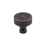 Top Knobs Brixton Ridged Knob Umbrio - 1 1/4 in