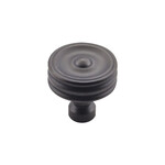 Top Knobs Brixton Ridged Knob Sable - 1 1/4 in