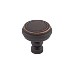 Top Knobs Brixton Rimmed Knob Umbrio - 1 1/4 in