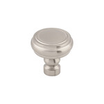 Top Knobs Brixton Rimmed Knob Brushed Satin Nickel - 1 1/4 in